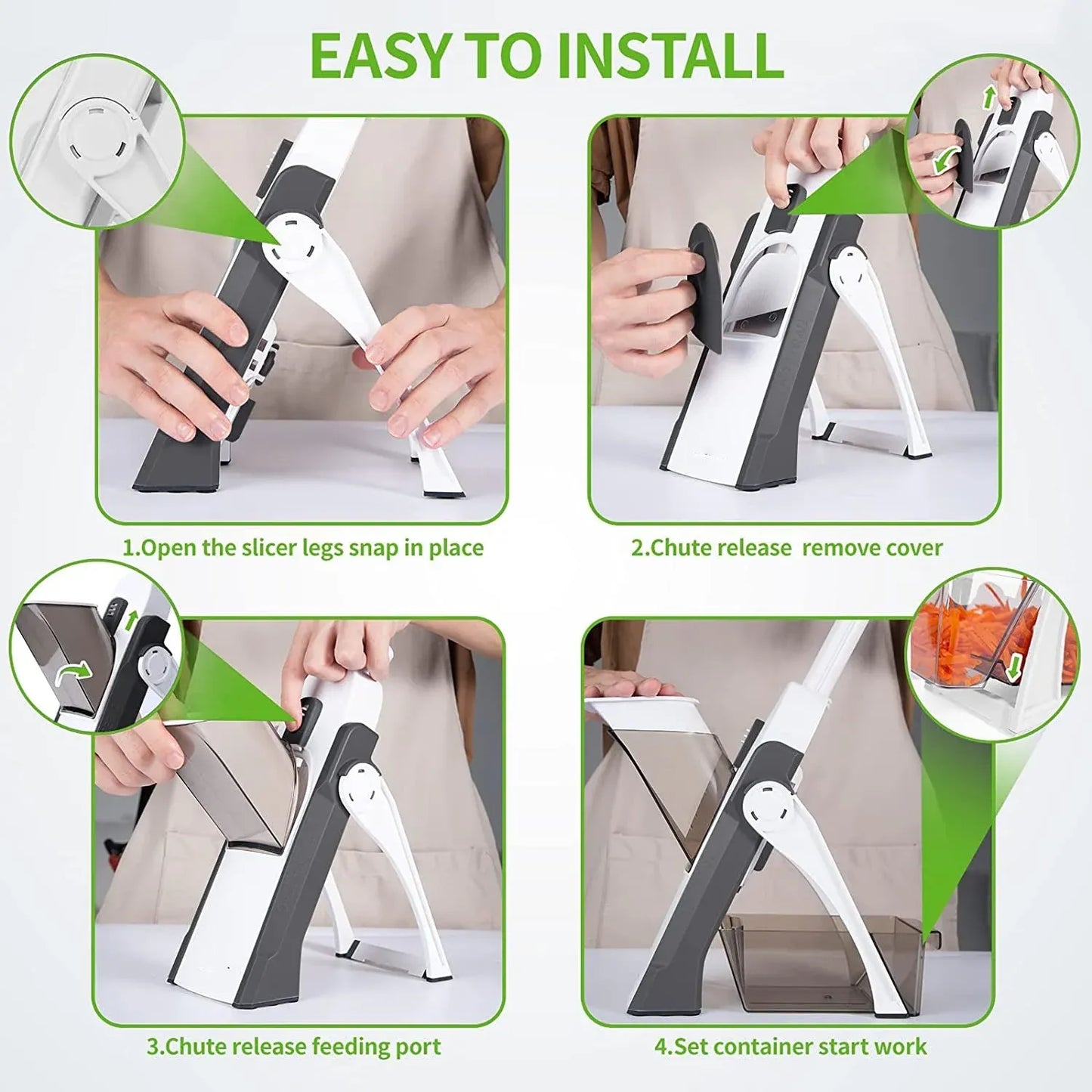 Manual Vegetable Cutter – Fast & Easy Chopper for Onion, Salad, Fruits & Veggies